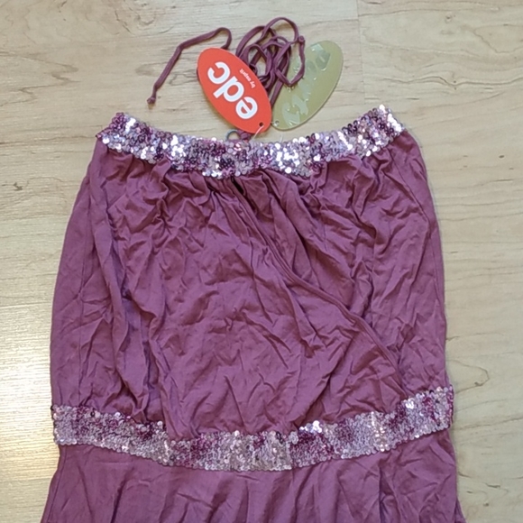 ESPRIT EDC Party Sequined Halter Dress NWT M L - Picture 4 of 8